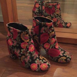MIA Floral Booties
